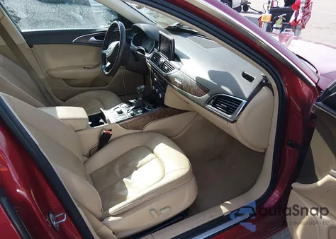 2012 Audi A6 3.0 Premium z USA, uszkodzony, nr VIN WAUGGAFCXCN098332